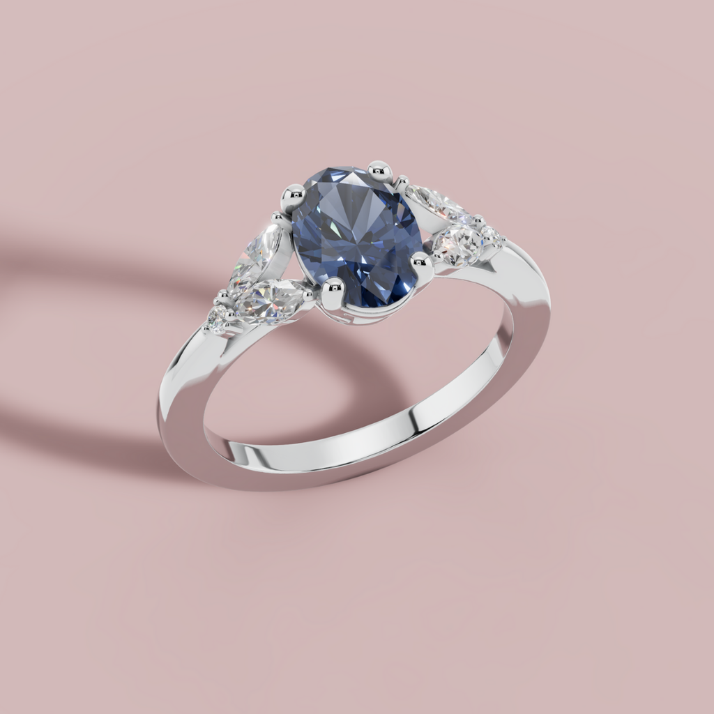Chambard Blue 925 Pure Silver Ring My Store