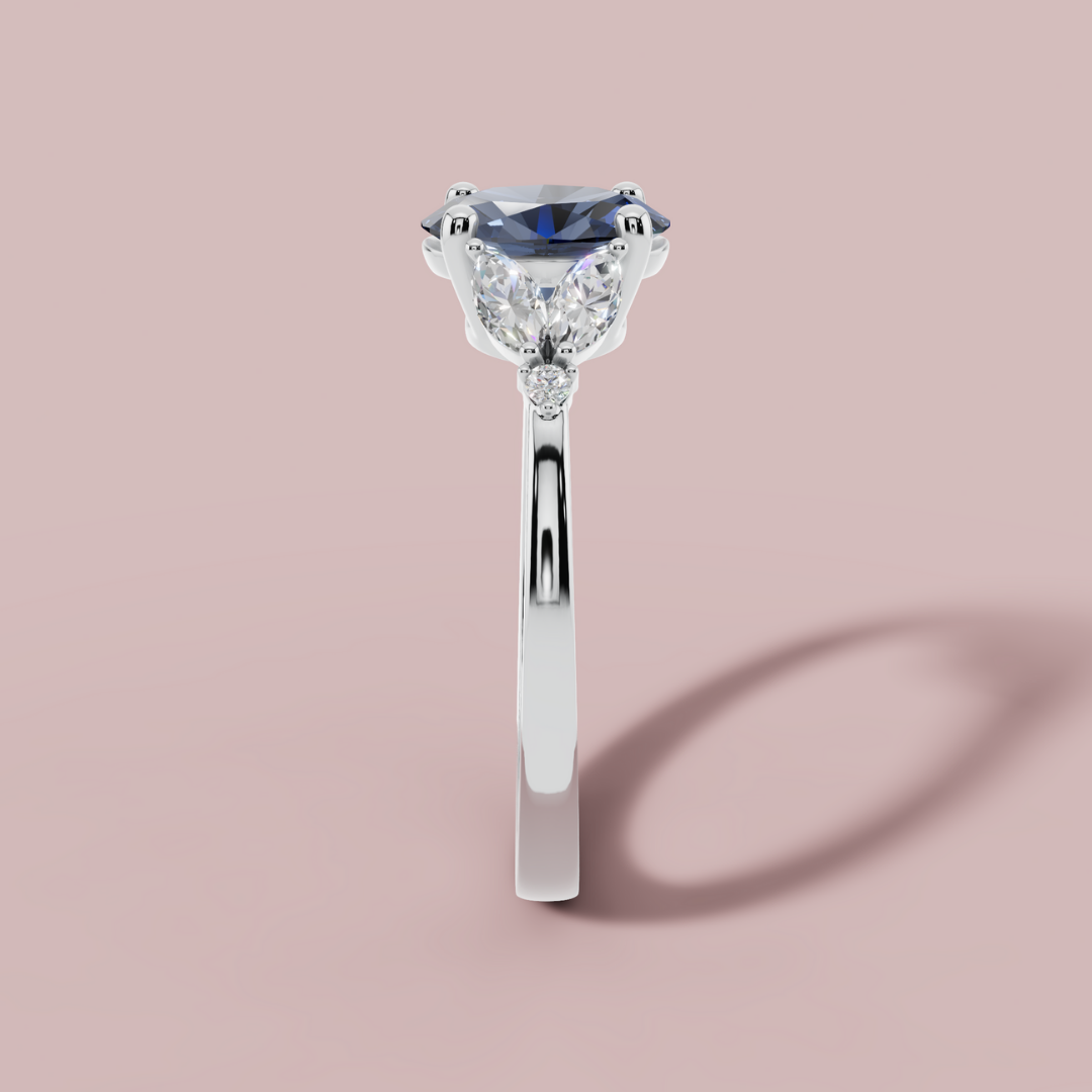 Chambard Blue 925 Pure Silver Ring My Store