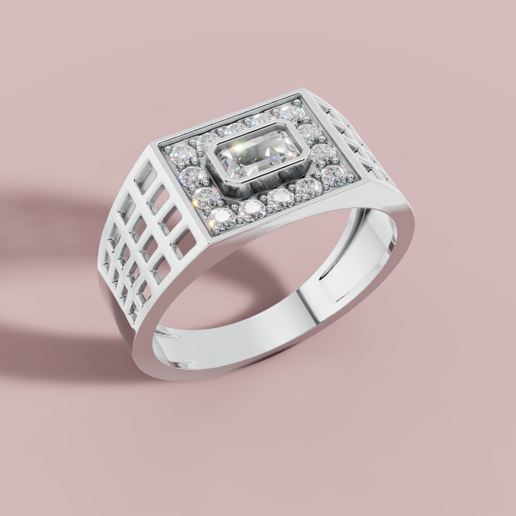 Fuasche Radiant 925 Pure Silver Men's Ring My Store