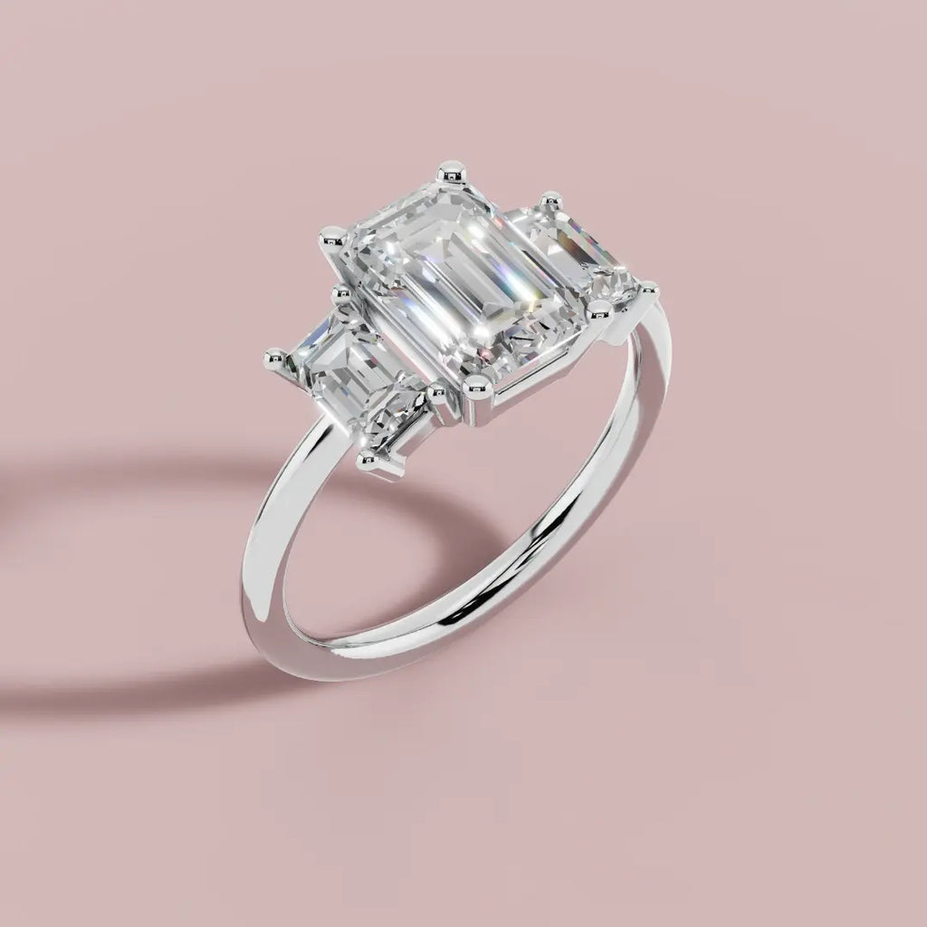 Emerald Trellis 925 Pure Silver Ring My Store