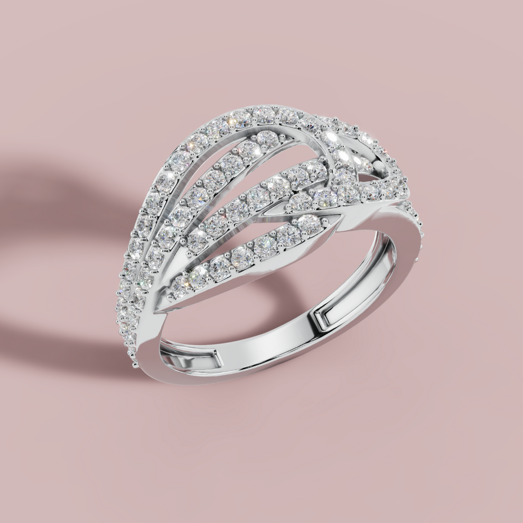 Frost Whisper 925 Pure Silver Ring My Store