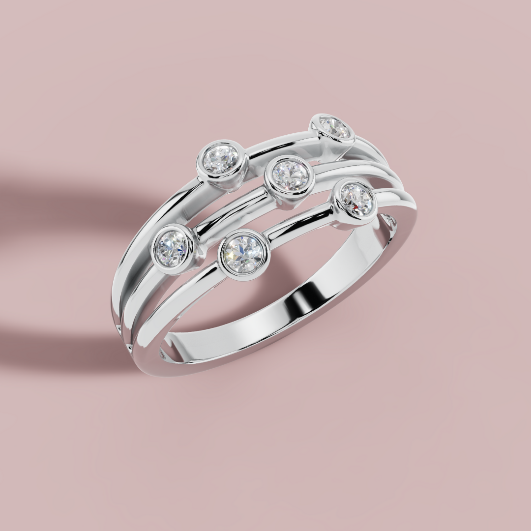 Triad Grace 925 Pure Silver Ring My Store