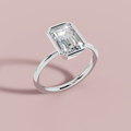 The Radiant Solitare 925 Pure Silver Ring My Store