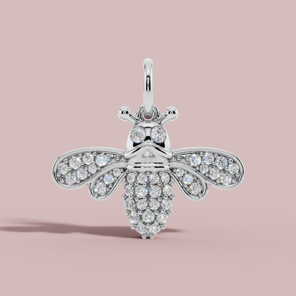 The Honey Bee 925 Pure Silver Charm Necklace My Store