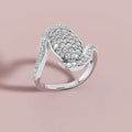 The Radiance of Oval 925 Pure Silver Ring My Store