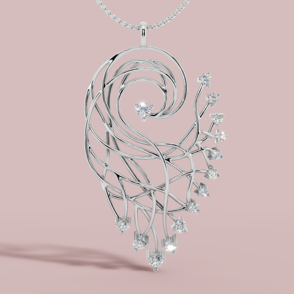 Blanca 925 Pure Silver Necklace