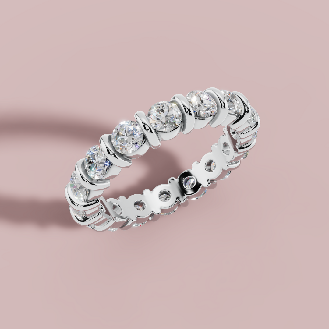 Twin Radiance 925 Pure Silver Ring My Store