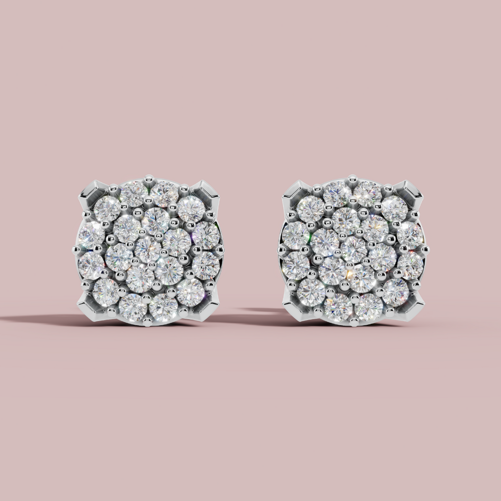 Prisme Stud 925 Pure Silver Earrings My Store