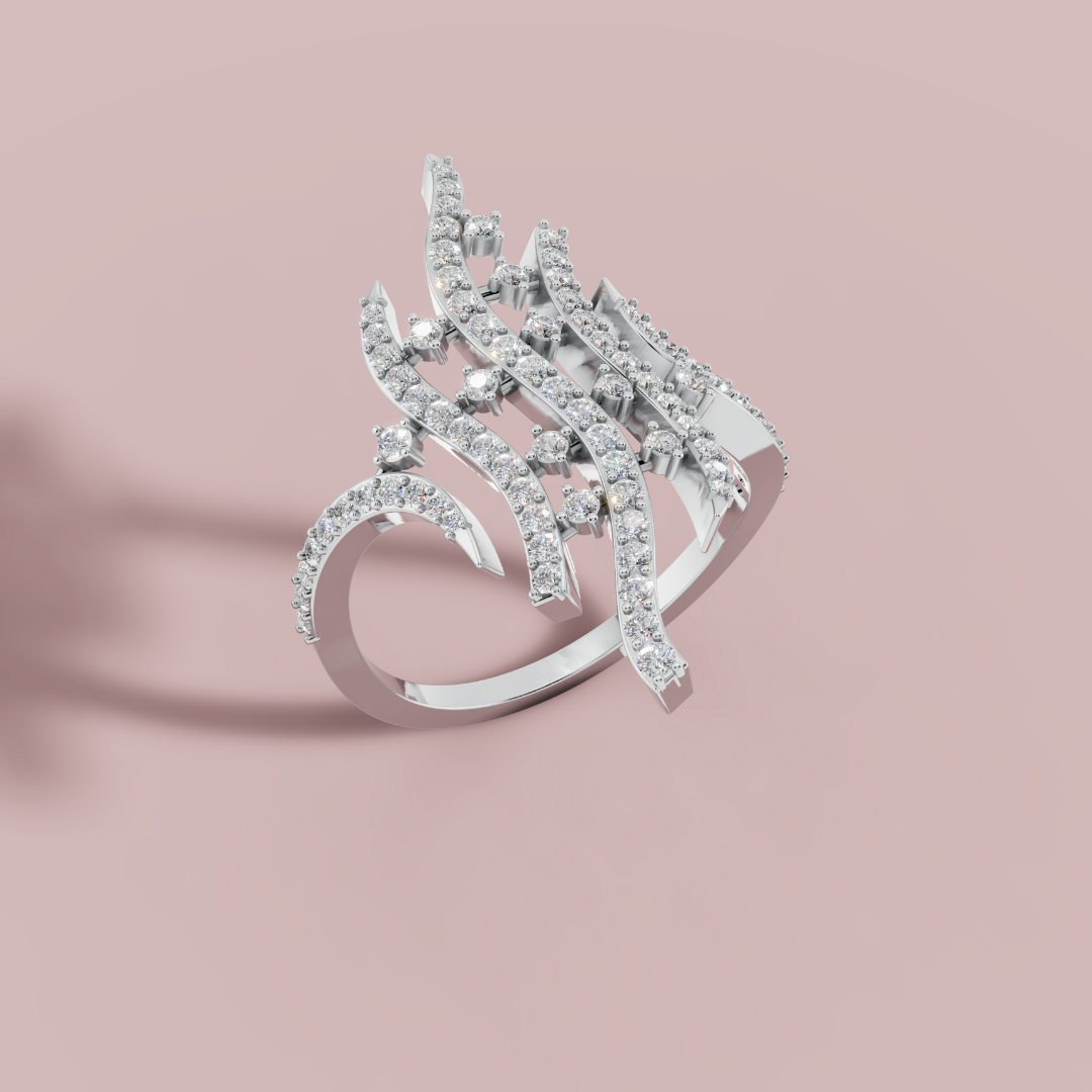 Luna Luxe 925 Pure Silver Ring My Store