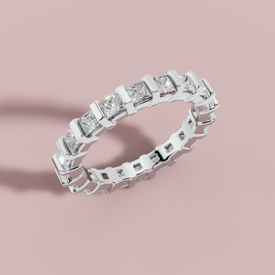 Eternity Princess 925 Pure Silver Ring My Store