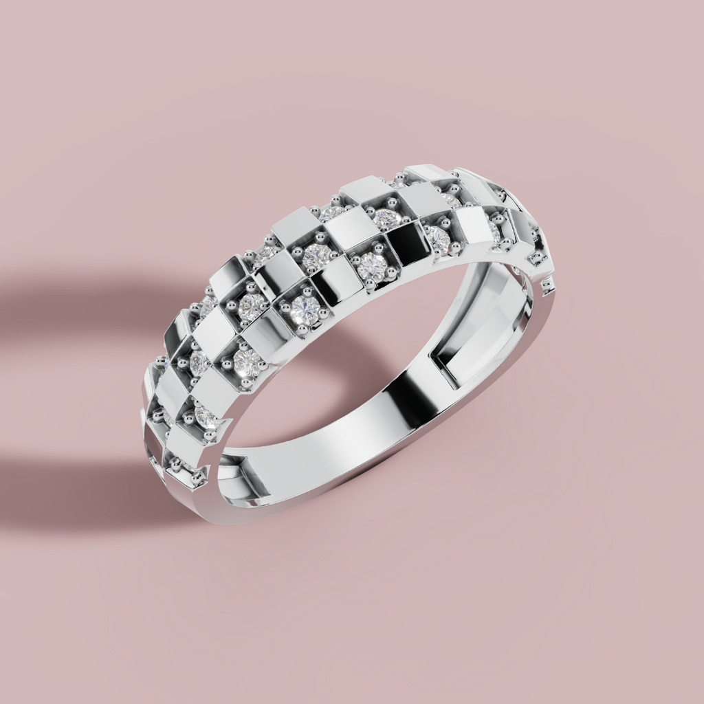 Chess Box 925 Pure Silver Men's Ring My Store