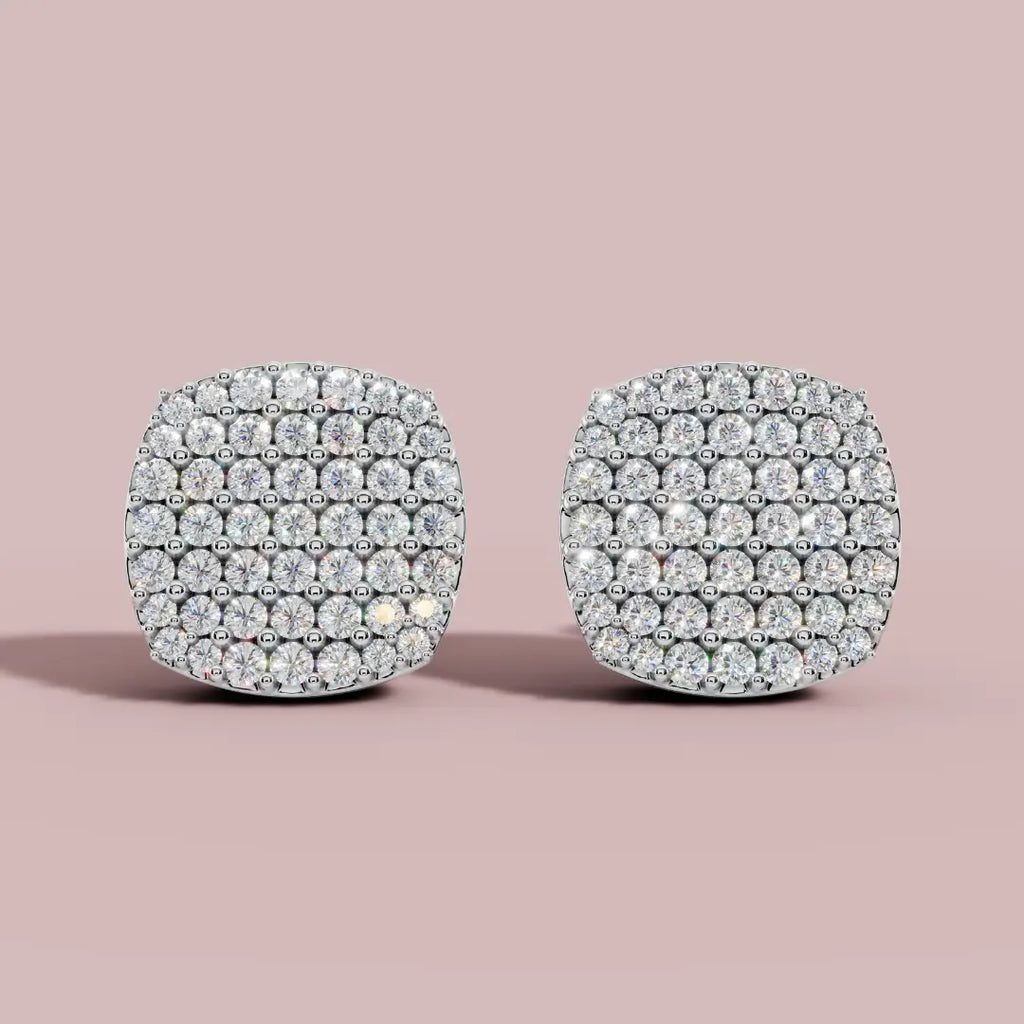 Cushira Stud 925 Pure Silver Earrings My Store