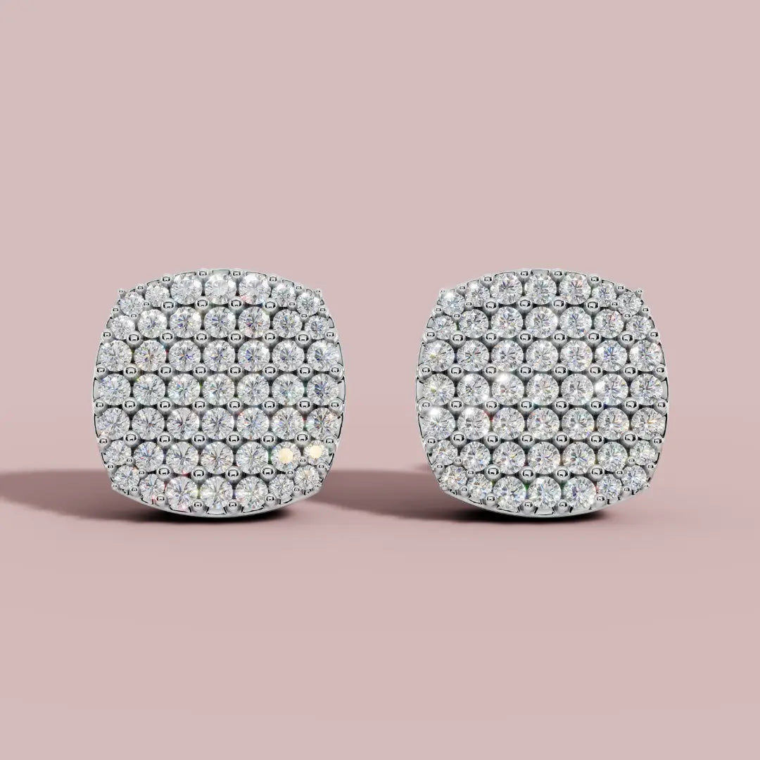 Cushira Stud 925 Pure Silver Earrings My Store
