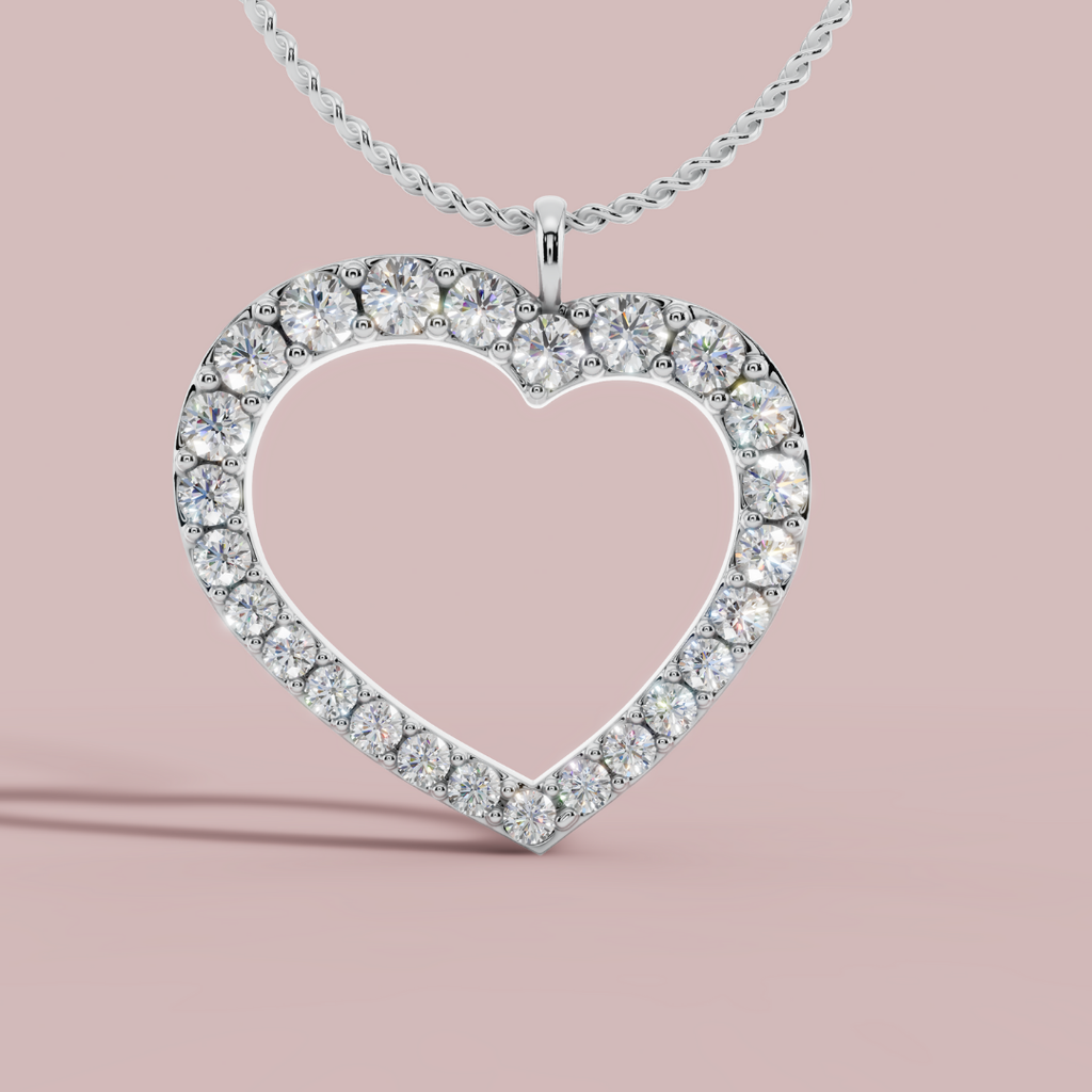 Eternal Heart 925 Pure Silver Necklace