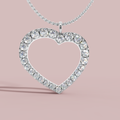 Eternal Heart 925 Pure Silver Necklace