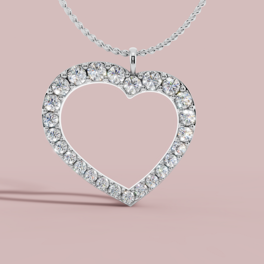 Eternal Heart 925 Pure Silver Necklace
