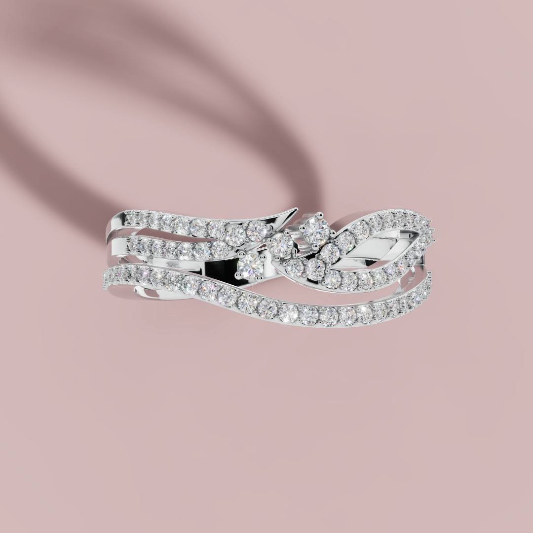 Radiant Touch of Love 925 Pure Silver Ring My Store