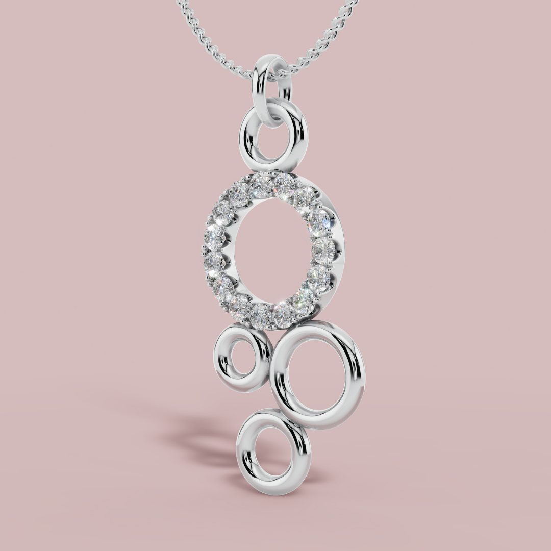 Rossette 925 Pure Silver Necklace
