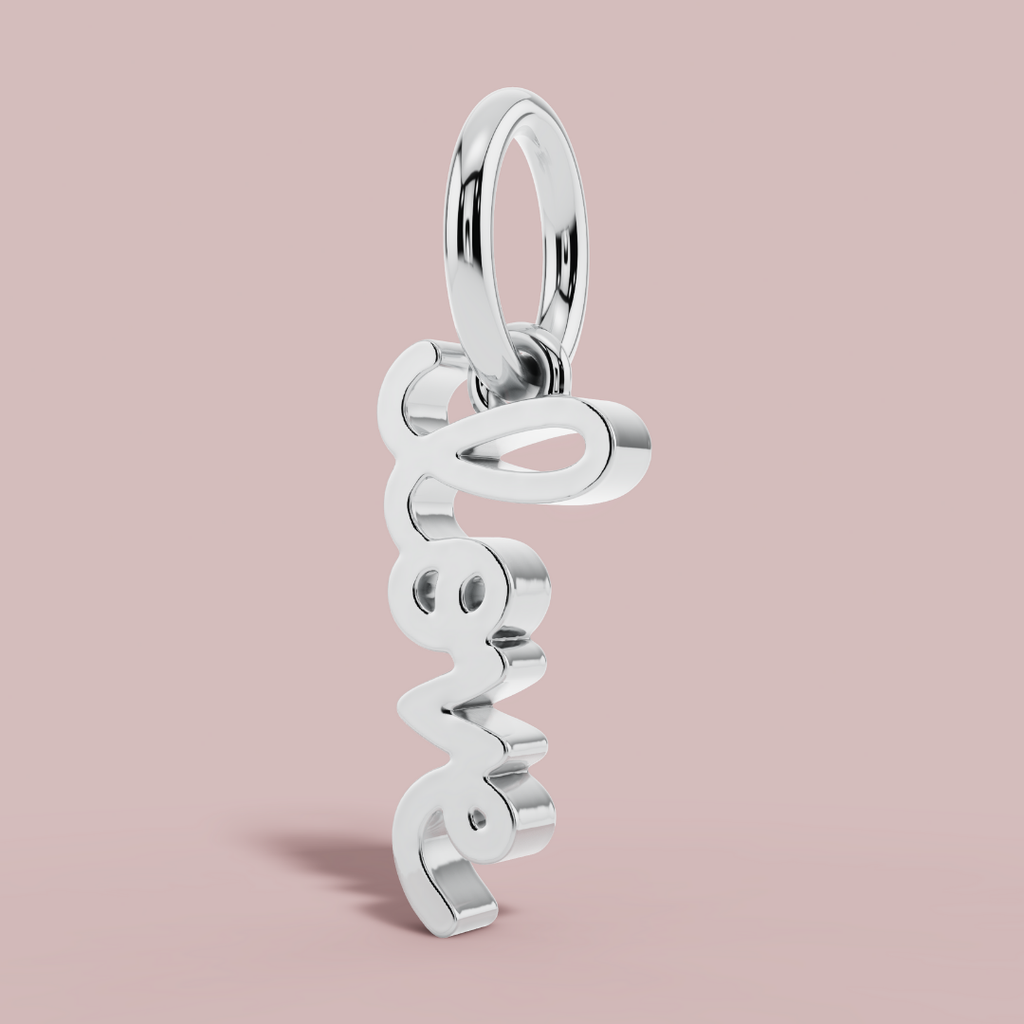 The Love Word 925 Pure Silver Necklace My Store