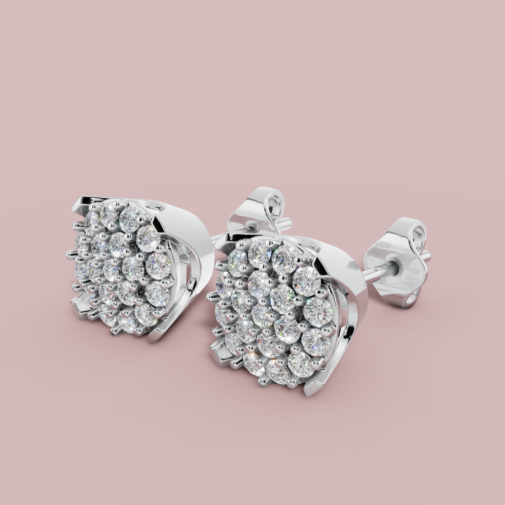 Prisme Stud 925 Pure Silver Earrings My Store