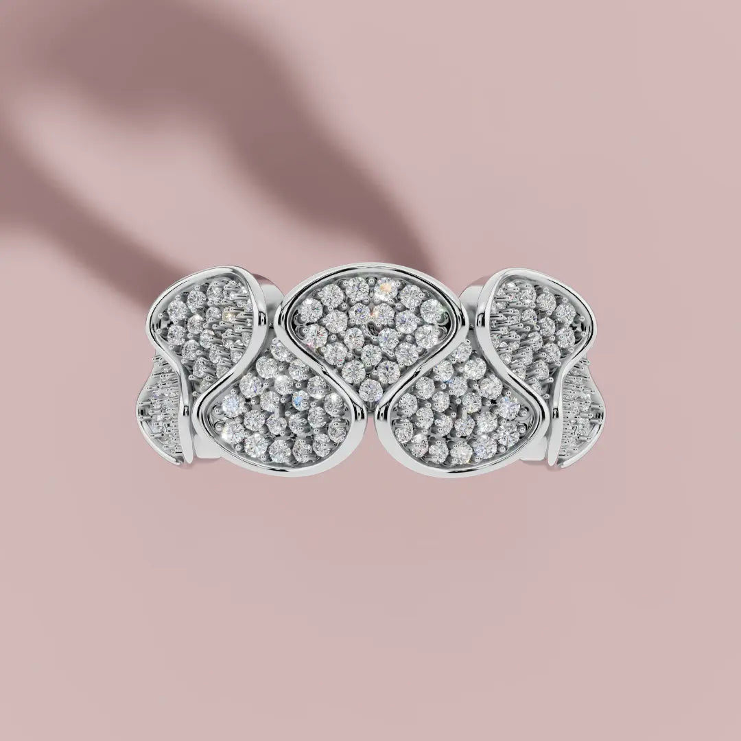 Solara Interwine 925 Pure Silver Ring My Store