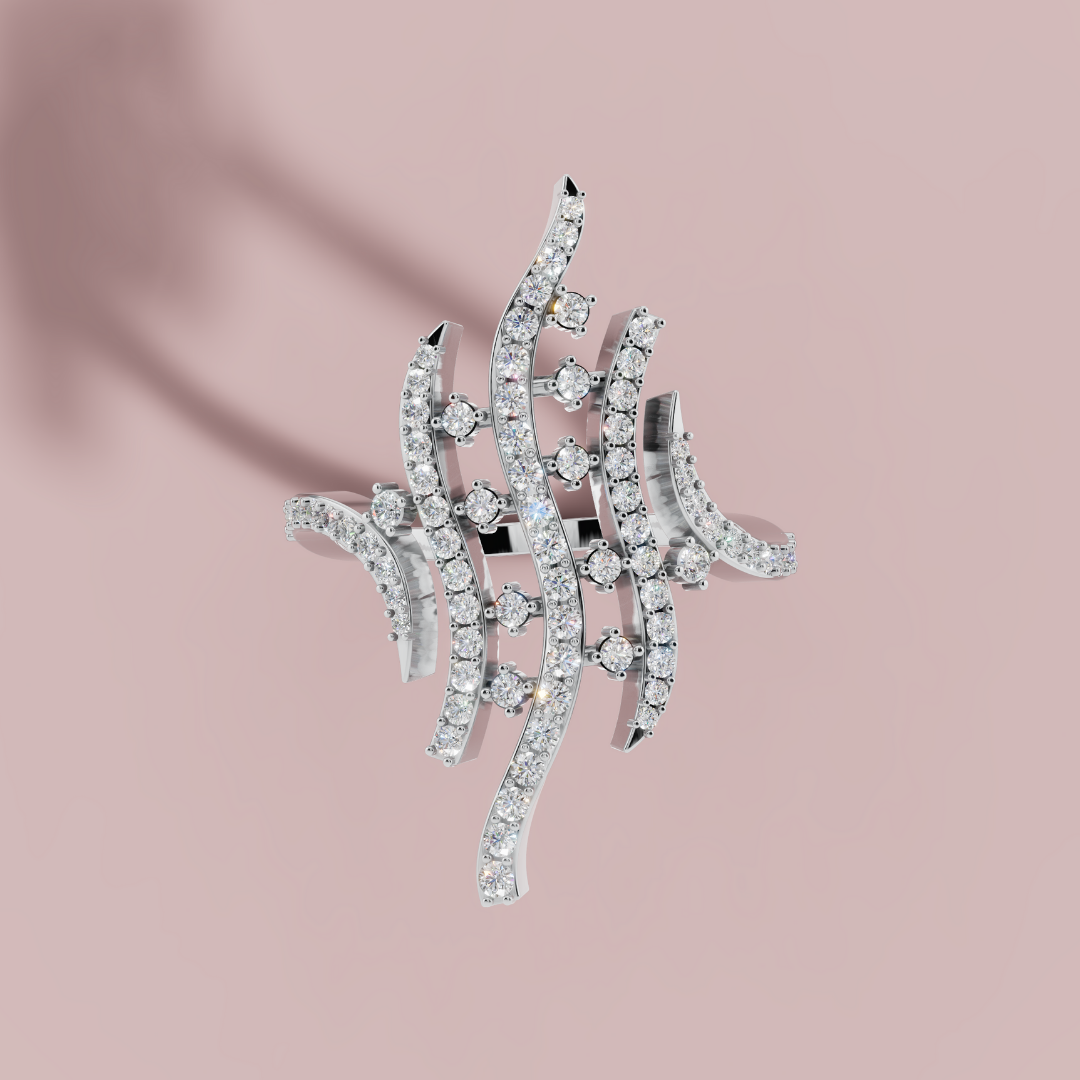 Luna Luxe 925 Pure Silver Ring My Store