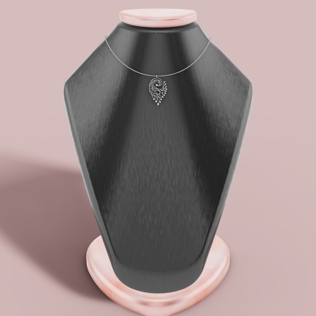 Blanca 925 Pure Silver Necklace