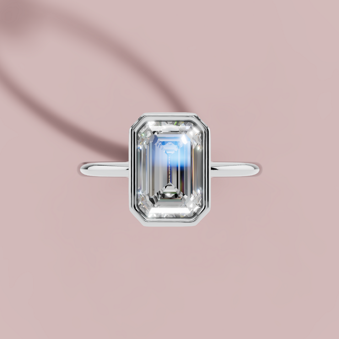The Radiant Solitare 925 Pure Silver Ring My Store