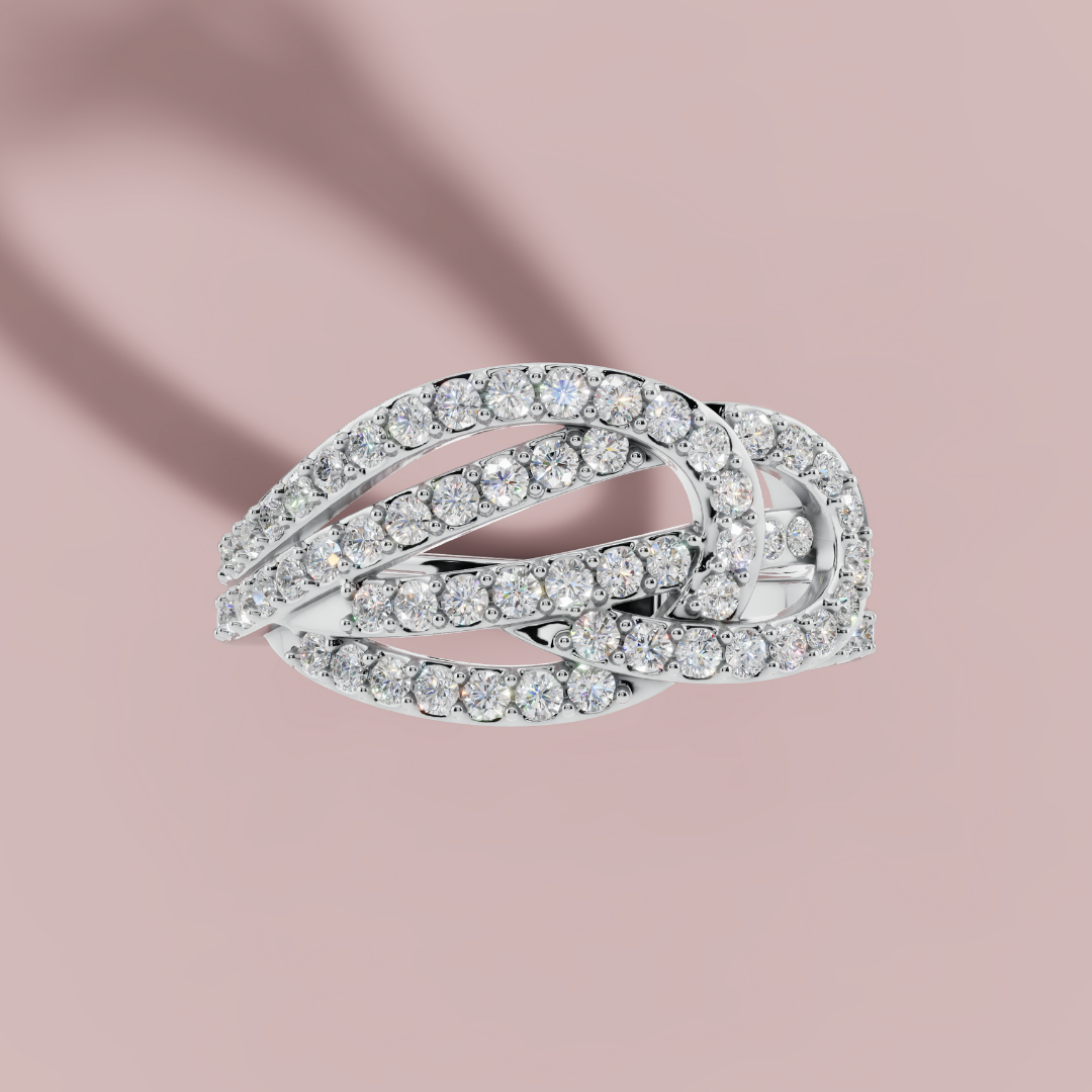 Frost Whisper 925 Pure Silver Ring My Store