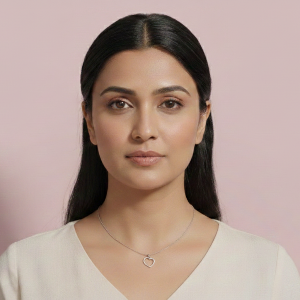 Eternal Heart 925 Pure Silver Necklace