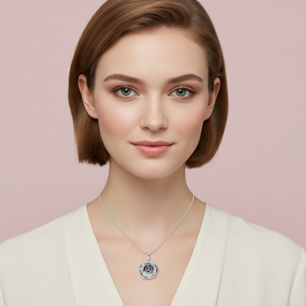 Rosario 925 Pure Silver Necklace My Store