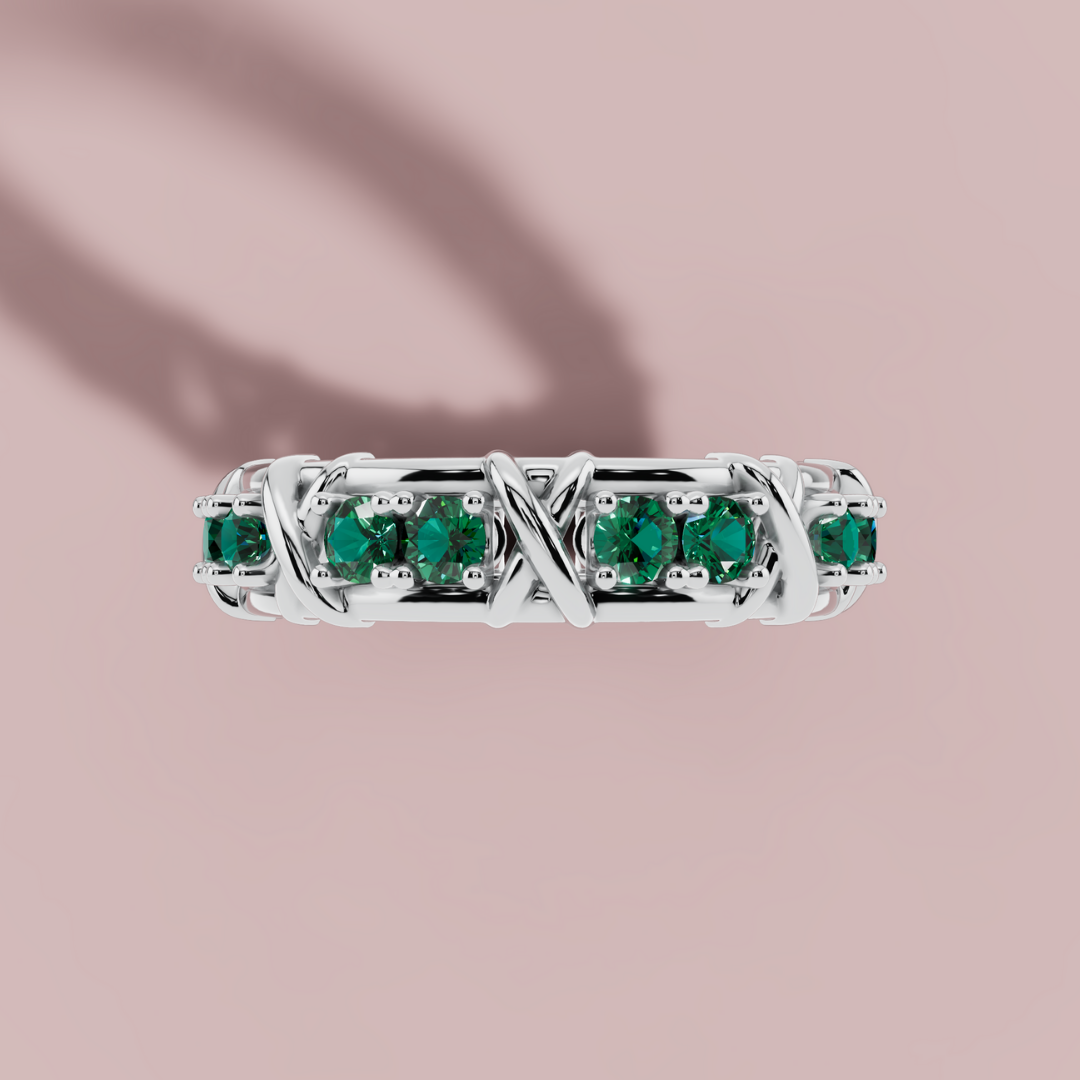 Camello Verde 925 Pure Silver Ring My Store