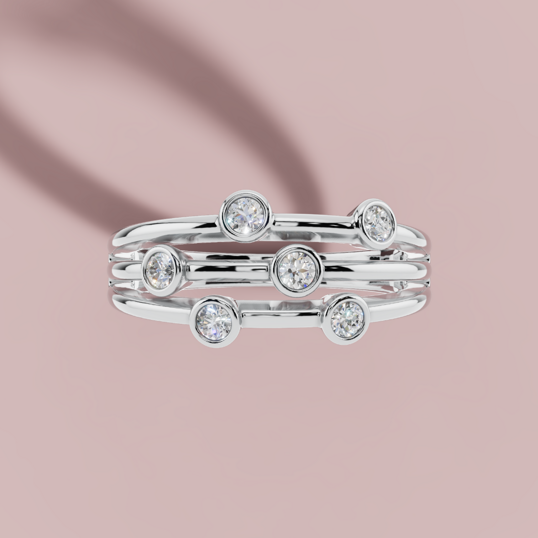 Triad Grace 925 Pure Silver Ring My Store