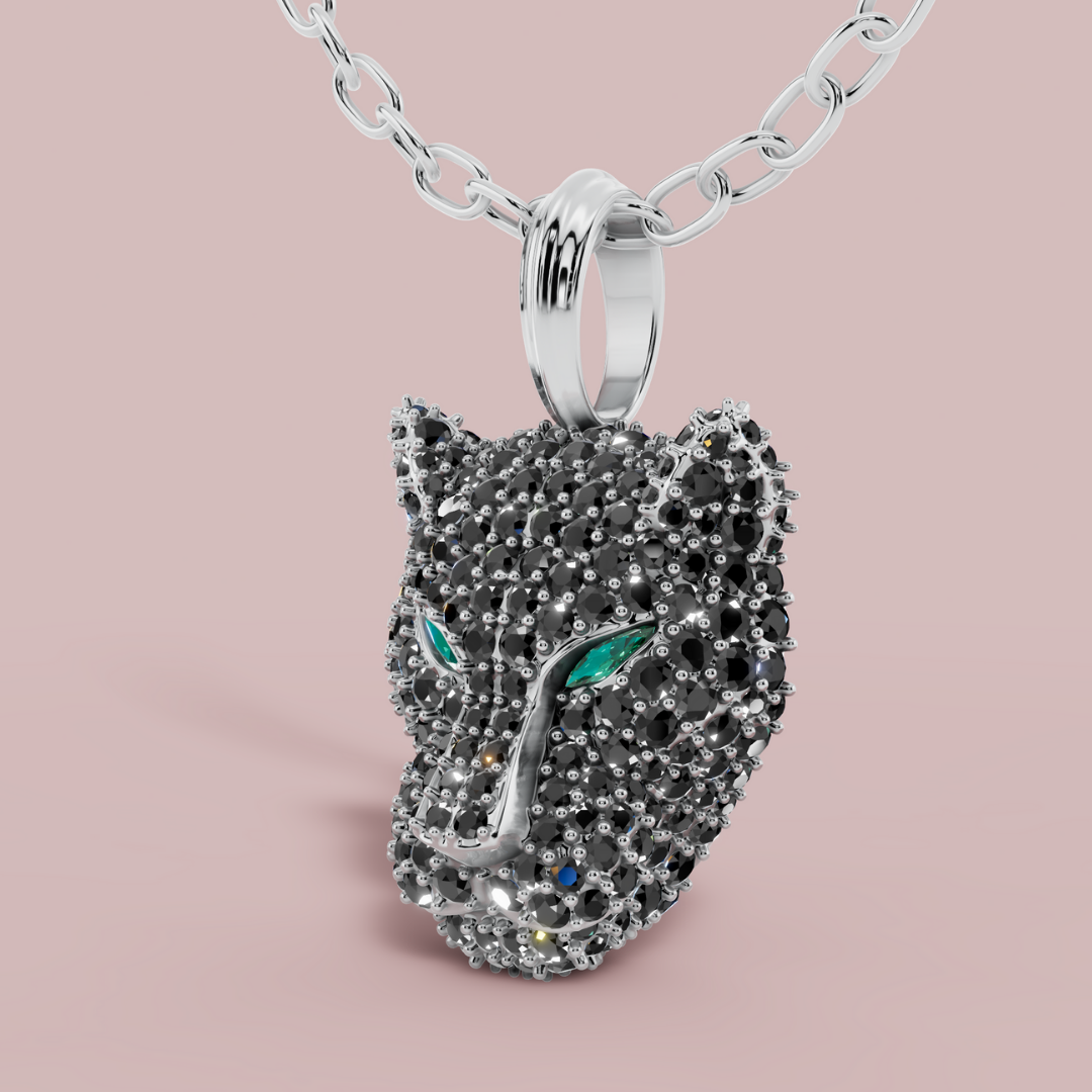The Wakanda Black Panther 925 Pure Silver Necklace My Store