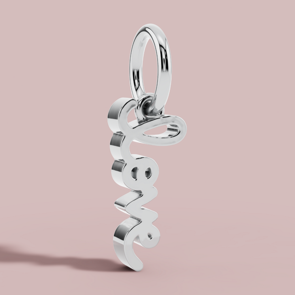 The Love Word 925 Pure Silver Necklace My Store