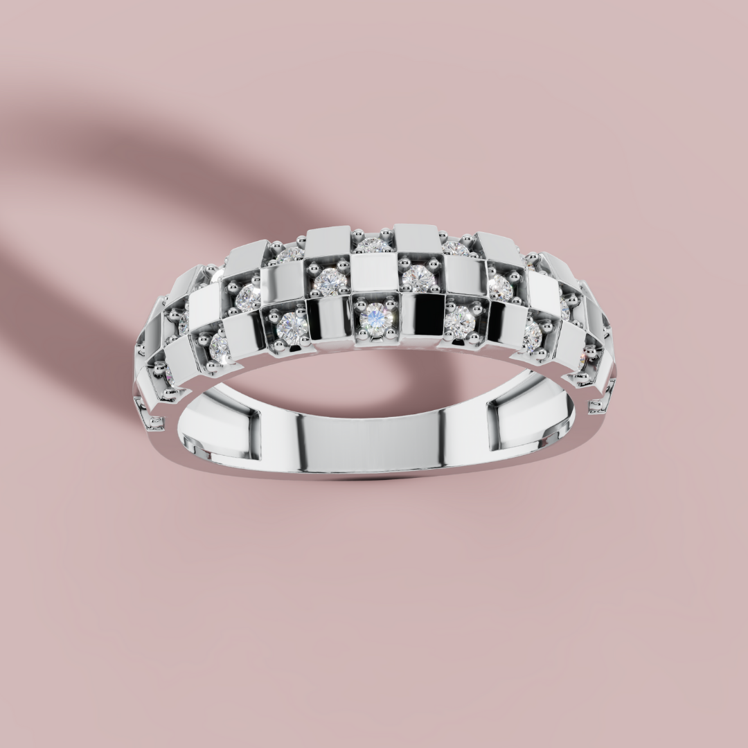 Chess Box 925 Pure Silver Men's Ring My Store