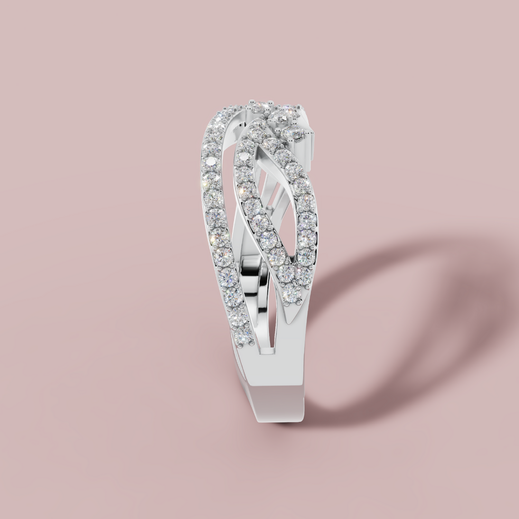 Radiant Touch of Love 925 Pure Silver Ring My Store