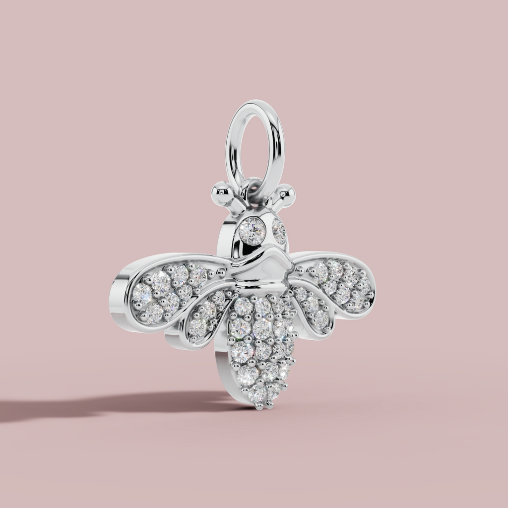 The Honey Bee 925 Pure Silver Charm Necklace My Store