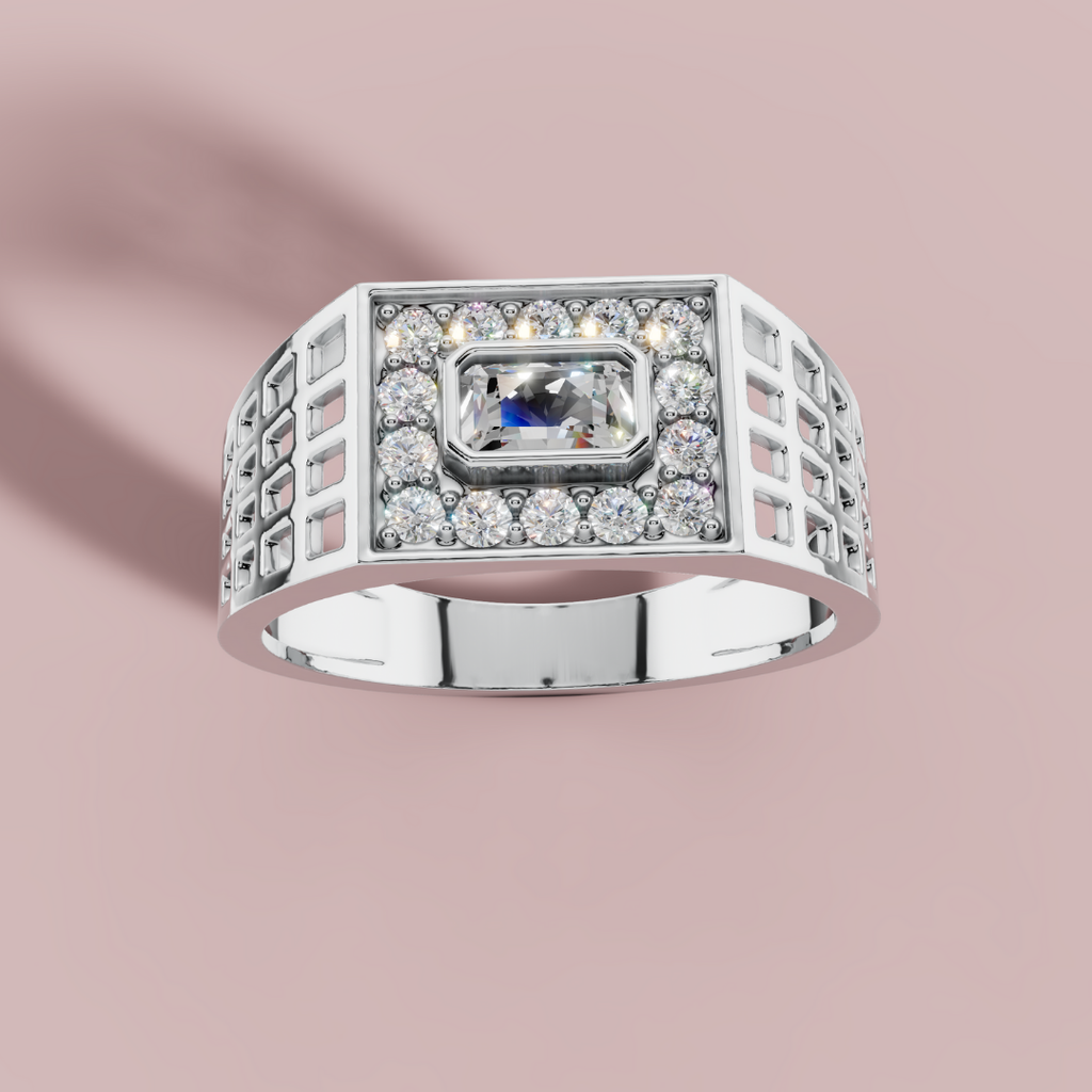 Fuasche Radiant 925 Pure Silver Men's Ring My Store