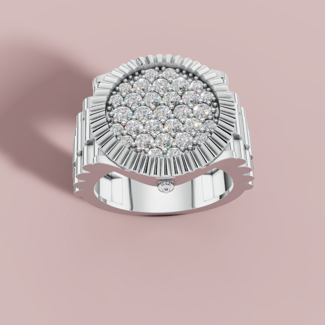 Markus 925 Pure Silver Men's Ring My Store