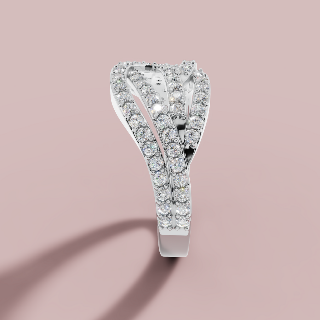 Frost Whisper 925 Pure Silver Ring My Store