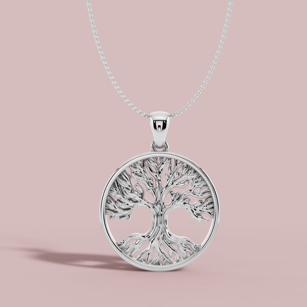 Darakht 925 Pure Silver Necklace