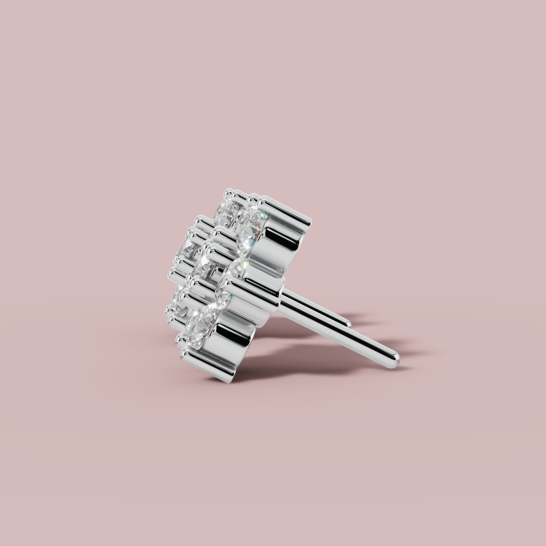 Stellara Stud 925 Pure Silver Earrings My Store