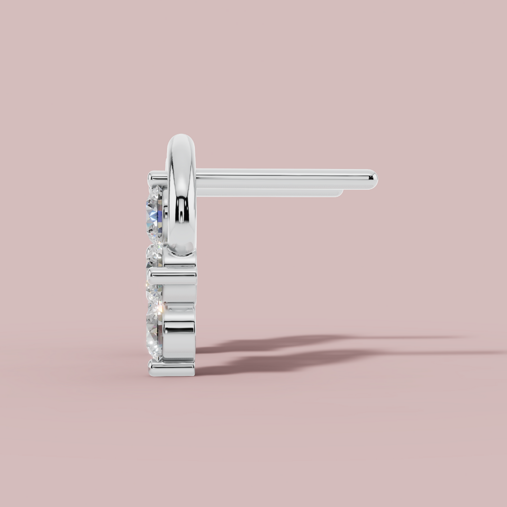 Peaflora Stud 925 Pure Silver Earrings My Store