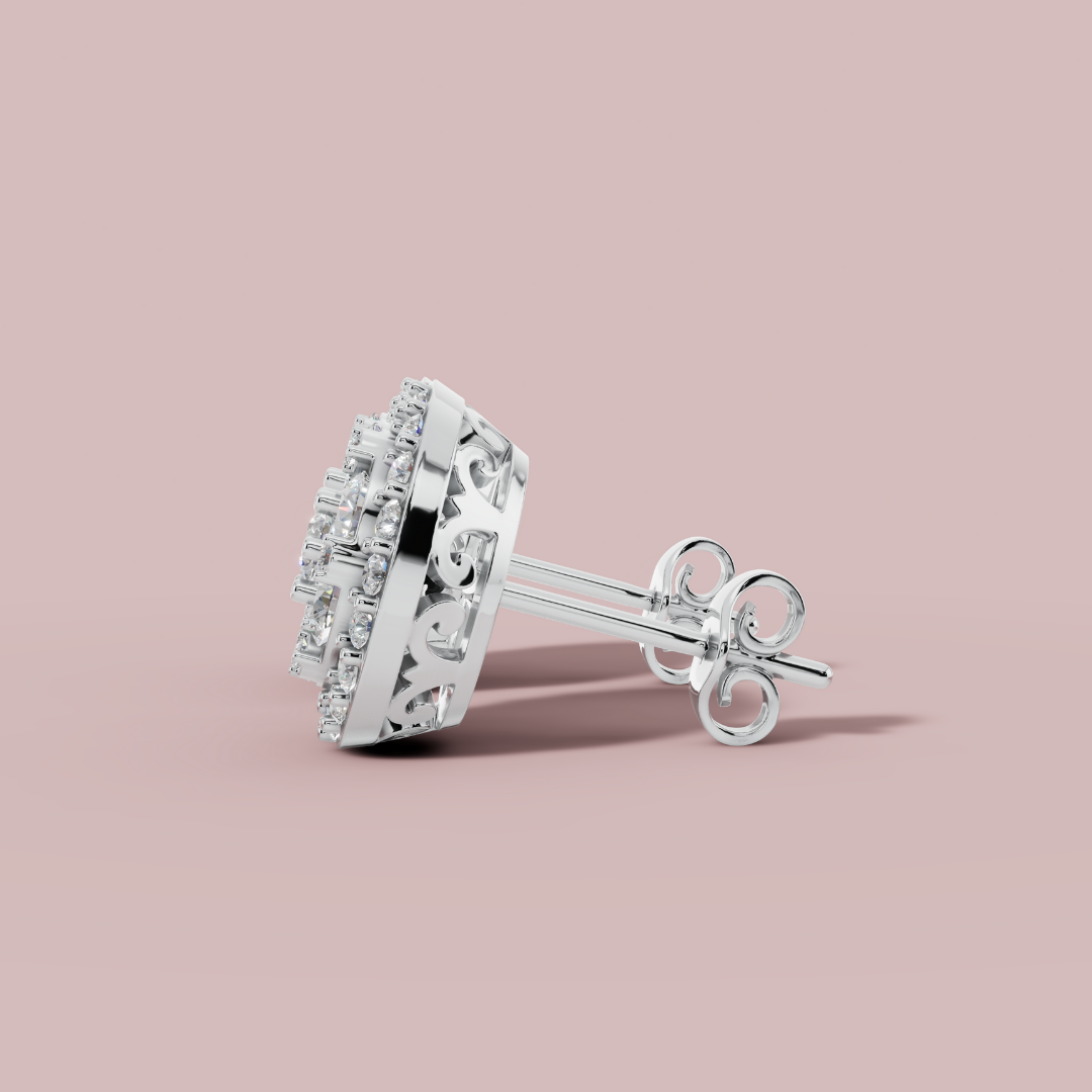 Solara Stud 925 Pure Silver Earrings My Store