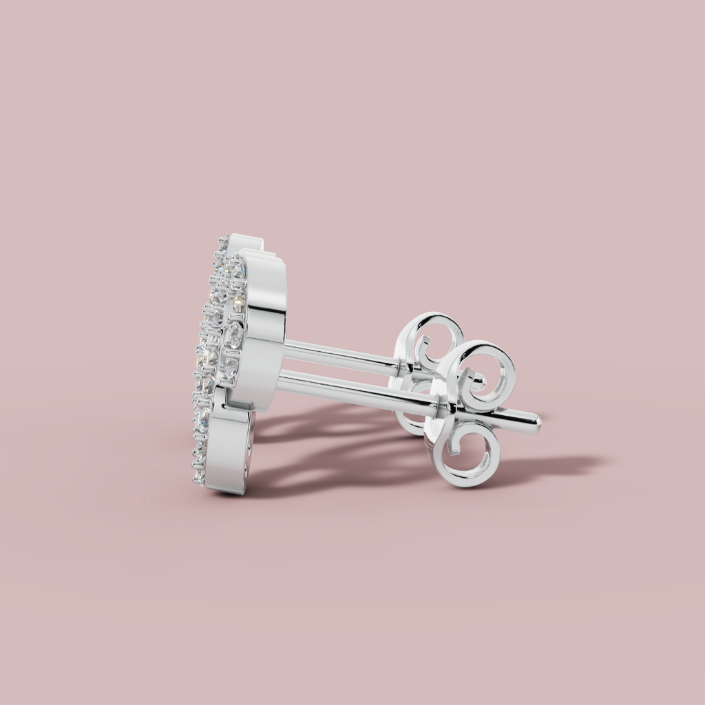 Sterling Orbit 925 Pure Silver Stud Earrings My Store