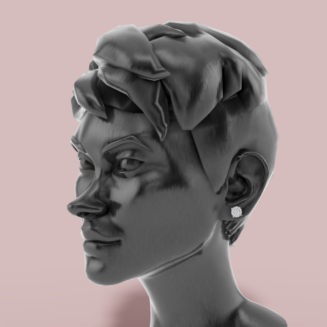 Prisme Stud 925 Pure Silver Earrings My Store