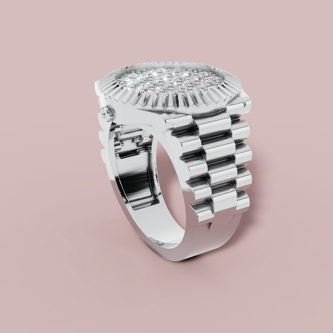 Markus 925 Pure Silver Men's Ring My Store