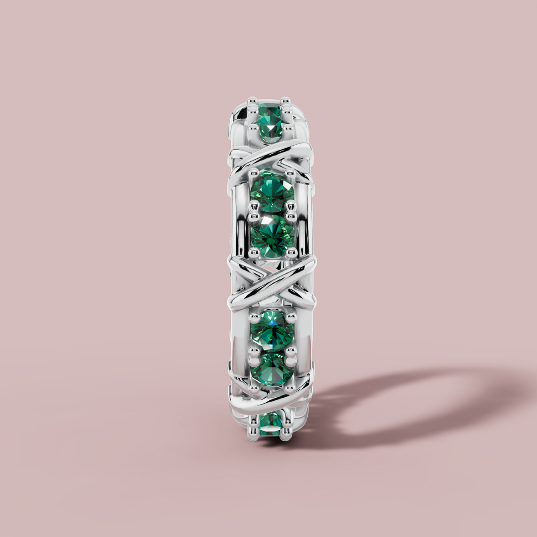 Camello Verde 925 Pure Silver Ring My Store