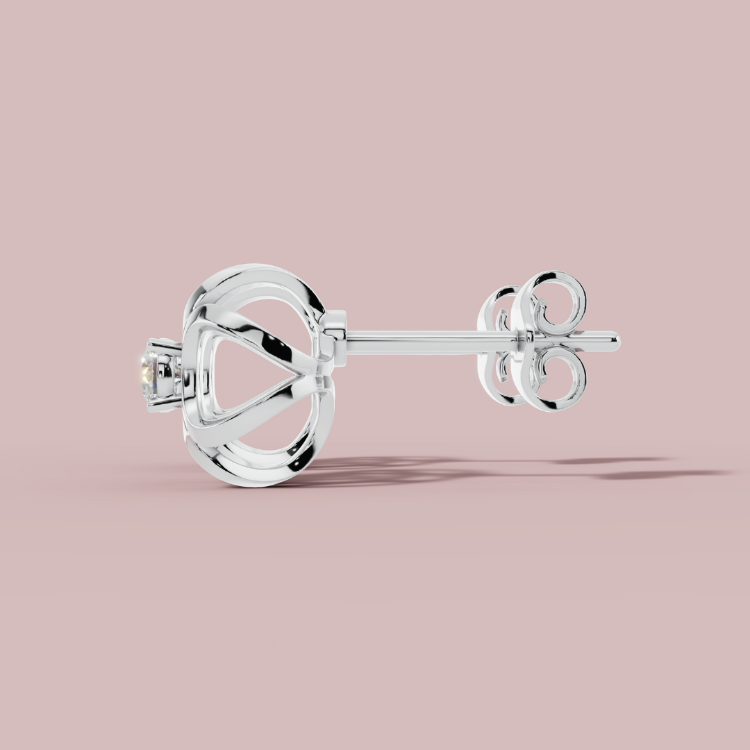 Celestial Classic 925 Pure Silver Stud Earrings My Store